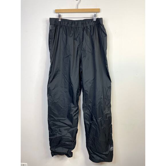 Columbia Omni-Tech Seam Sealed Waterproof Rain Pants Black Nylon Outdoors XXL - Picture 1 of 12